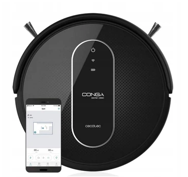 Робот-пылесос Cecotec Conga 1390, 4 в 1: Подметание, пылесос, влажная и сухая уборка, Б/у