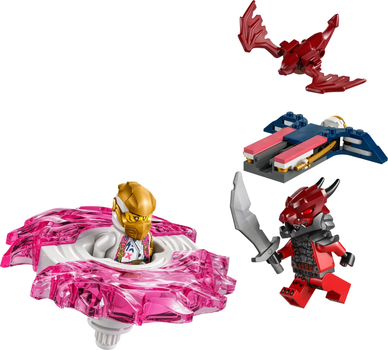 Zestaw klocków LEGO Ninjago Smoczy spinner Spinjitzu Sory 56 elementów (71824)