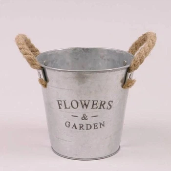 Кашпо металлическое Flora Flowers & Garden 37862