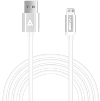 Kabel alkaya Speed Flex USB-A - Lightning 1m. White (CL-60028)