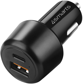 Ładowarka samochodowa 4smarts Car Charger VoltRoad Ultimate 83W PD QC Black (4252011900008)