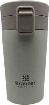 Термокружка Krauzer 300 мл Бежевая (88-300 Beige)