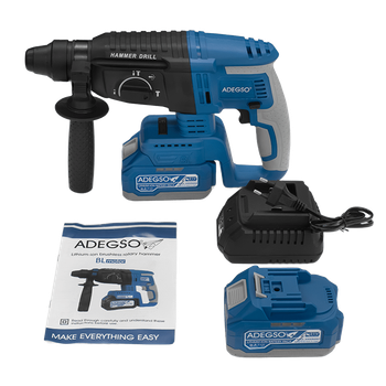 Перфоратор аккумуляторный ADEGSO AD-40139 21 В 2.2 Дж Комплект