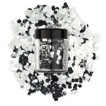 Глиттер-шейкер (блестки) Серебряные Stargazer Chunky Glitter Silver