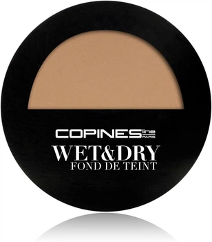 Компактная пудра для лица Бежевая Copines line Paris WET DRY FOND DE TEINT POUDRE 04 Beige MOYEN