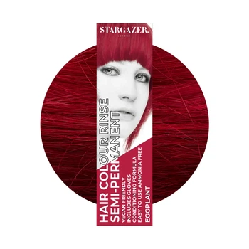 Краска для волос Баклажан Stargazer Semi-permanent hair colour Eggplant 70 мл