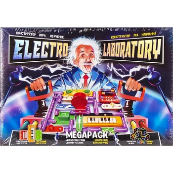 Развивающий набор электронный конструктор ELECTRO LABARATORY C402 MEGA на клеммах