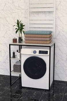 Тумба для стиральной машины в стиле лофт EcoLoft DSP-1120 Дуб Кортона
