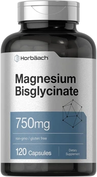 Добавка премиум-класса бисглицинат магния Horbäach Magnesium Bisglycinate 120 капсул