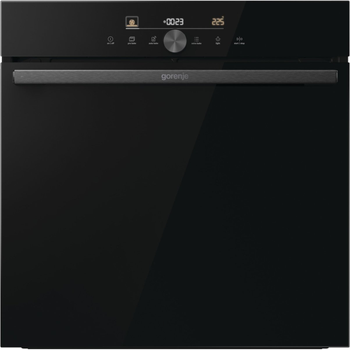 Духова шафа Gorenje електрична 77л A+ пар дисплей IconTouch чорний (BOS6747A05DG)