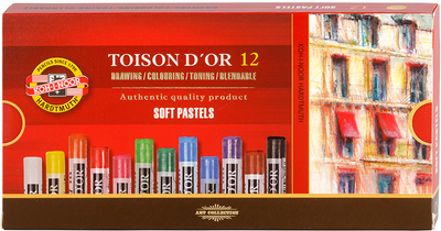 Пастель Koh-i-Noor Toison D'or Soft 12 шт (8593539040989/8593539129141)