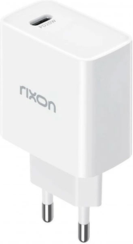 Мережевий зарядний пристрій Rixon 20W USB-C PD20W White (8594221080139)