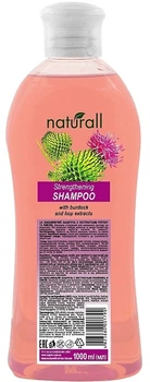 Шампунь "Зміцнювальний з екстрактами реп’яха і хмелю" - Natural Spa 1000мл
