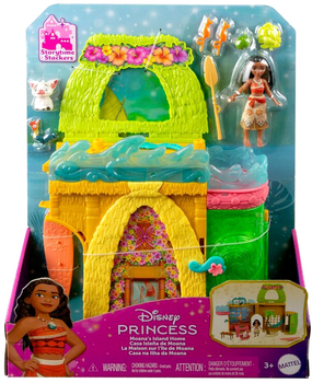 Mini domek na wyspie Mattel Disney Vaiana Moana z figurką i akcesoriami (0194735222674)