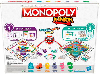 Gra planszowa Hasbro Monopoly Junior board (hiszpańska edycja) (5010996134868)