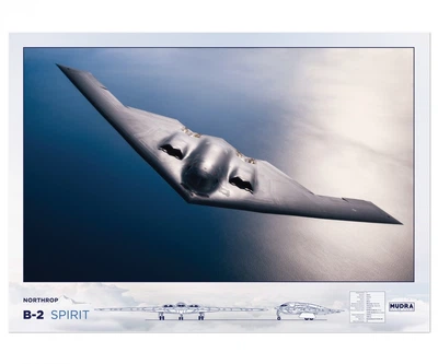 Постер CP B-2 Spirit, Авіація 84х60 см (180)
