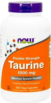 Таурин Now Foods Taurine 1000 мг 250 капсул (733739001436)
