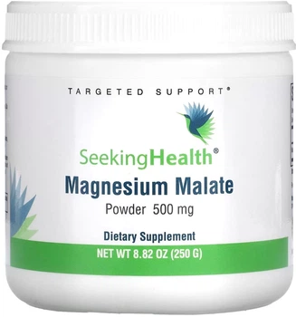 Магній малат у порошку Seeking Health Magnesium Malate Powder 500 мг 250 г (810007520667)