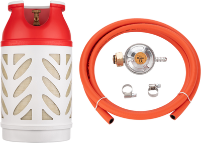 Набір Балон газовий композитний Hexagon Ragasco HR24.5L 24.5 л (100580) + Комплект для підключення газового обладнання Bradas CT (674012407944)