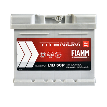 Автомобильный аккумулятор FIAMM Titanium Pro 50Аh 520А R+ 7905144