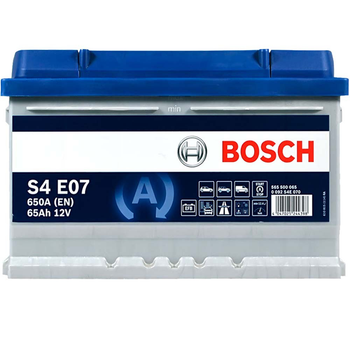 Автомобильный аккумулятор BOSCH EFB 65Ah 650A R+ 0092S4E070