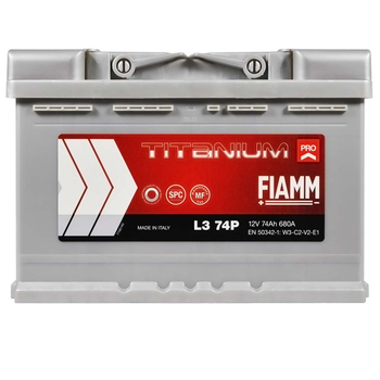 Автомобильный аккумулятор FIAMM Titanium Pro 74Аh 680А R+ 7905154