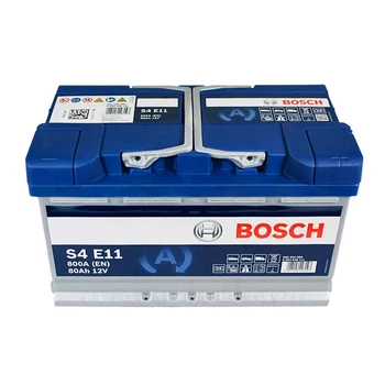Автомобильный аккумулятор BOSCH EFB 80Ah 800A R+ 0092S4E111