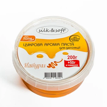 Паста для шугаринга бандажная Silk & Soft 250 г № 03, натуральная