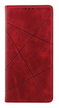 Чохол книжка Business Leather для Xiaomi Redmi 13X на магніті з підставкою червоний