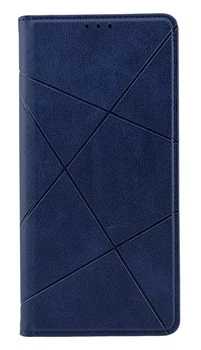 Чохол книжка Business Leather для Xiaomi Redmi 13X на магніті з підставкою синій