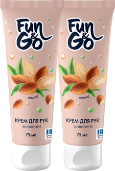 Упаковка кремов для рук Fun&Go Almond 75 мл х 2 шт (2000998941970)