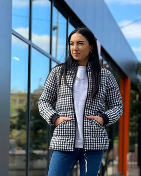 Куртка Up2fashion, Германия, размер: S, черная с белым