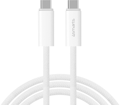 Kabel 4smarts PremiumCord USB-C - USB-C 240W 3M White (4252011907731)