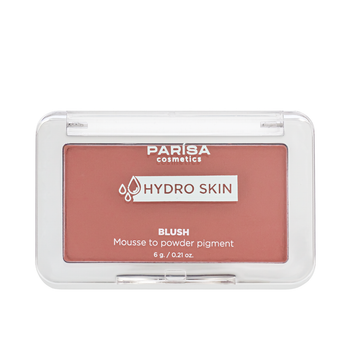Рум'яна-мус Parisa Cosmetics Hydro Skin Blush Mousse to Powder Pigment сухі (PHB-04), 01 Soft rosey Рожево-коричневі