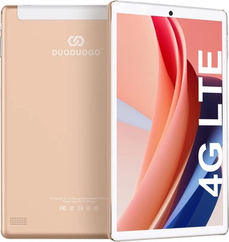 Планшет 10.1'' HD IPS DUODUOGO G12 3/32GB LTE Android 10 6000mAh Gold