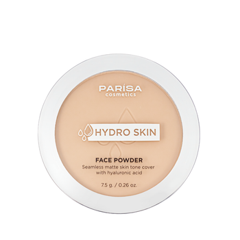 Пудра для обличчя матуюча Parisa Cosmetics Hydro Skin Face Powder with Hyaluronic Acid (PHP-04), 04 Soft tan Пісочний