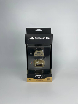 Налобний ліхтар Princeton Tec Quad Tactical MPLS, койот