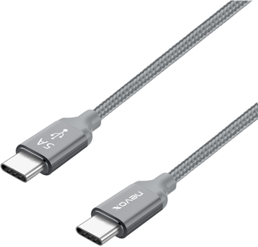 Kabel Nevox USB-C - USB-C 100W 0.5M Grey (4250686406528)