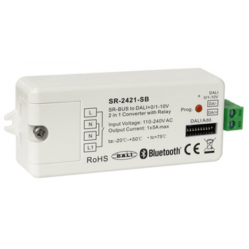 Конвертер-шлюз SUNRICHER SR-2421-SB (Bluetooth+RF to DALI+1-10V)