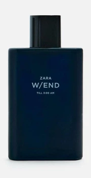 Мужские духи END TILL 3:00 AM 90 мл Зара Zara. БЕЗ УПАКОВКИ