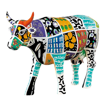 Коллекционная статуэтка Cow Parade корова Ипанема Cowcado de Impanema, Size L 30 х 9 х 20 см Нидерланды