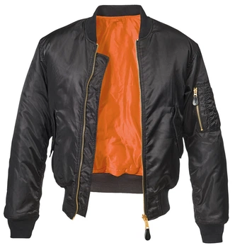Куртка Brandit MA1 Jacket Black (4XL)