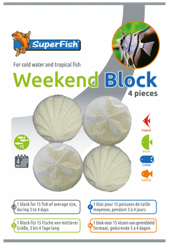 Диспенсери для корму для риб SUPERFISH WEEKEND FOOD 4 PCS(A3060005)