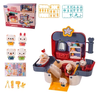 Игровой набор Similan Барбершоп, с фигурками QL202-1
