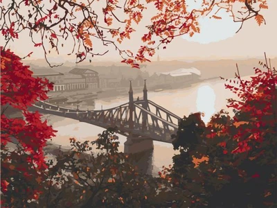 Картина по номерам Города. Мост свободы. Будапешт, 40х50см, в термопакете, ART Craft (10560-AC)