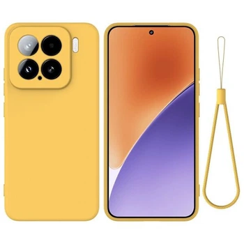 Силіконовий (TPU) чохол Deexe Silicone Case для Xiaomi 15 - Yellow
