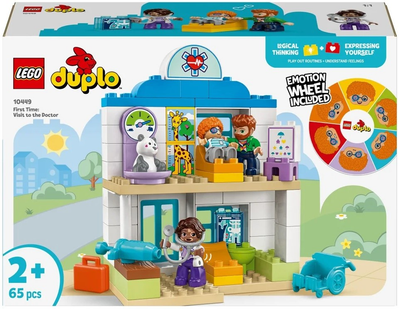 Zestaw klocków LEGO DUPLO Wizyta u lekarza 65 elementów (10449)