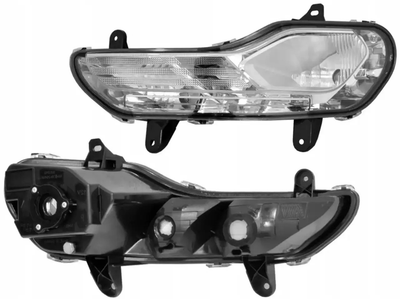 Противотуманная фара ПТФ туманка на Ford KUGA без ламп H10/WY21W/W5W з DRL 13-16 левая Форд Куга АМ00515381