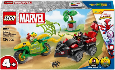 Конструктор LEGO Marvel Spidey Гонитва Спіна за Електро 124 елементи (11198)