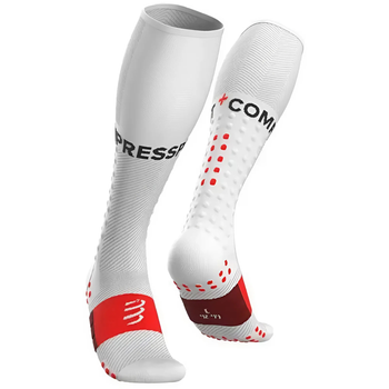 Компресійні гольфи Compressport Full Socks Run White T1 (30-34 см) (SU00004B 001 0T1)